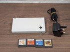 Nintendo DSi Console White With Charger & Games