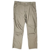 Kuhl Pants Mens 36x30 Tan Stretch Mid Rise Shaping Hiking Cargo