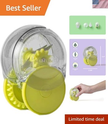 Chef n GarlicZoom Garlic Chopper, Handheld Garlic Mincer with Rolling Action,...