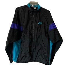 Nike Windbreaker Men  s Large 80s-90s Silver Tag Color Block VTG