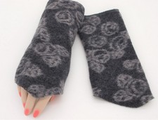 Armstulpen Pulswärmer Musterwalk Stulpen Walk handgefertigt kreativ.atelier