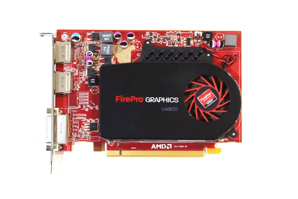 Dell ATI FirePro V4900 1GB GDDR5 PCIe Graphics Card Dell P/N: 073JHW Tested - Image 2 of 4