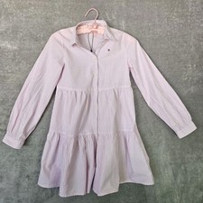 Tommy Hilfiger Girls Pink Stripe Shirt Dress ...
