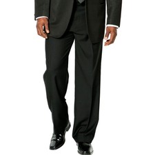KingSize Men's Big  Tall Plain Front Tuxedo Pants