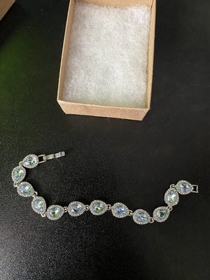 Givenchy Flex Bracelet with Pear-Shaped Crystal