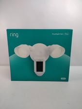 Ring Floodlight Cam Wired Plus 1080p Surveillance Camera - White