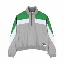 SUPERDRY Veste Femme Dolman Surchemise Grise Marl À Col Zip Demi