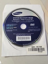 Samsung System Recovery Media Disc Windows 7 Home Premium Sp1 64 Bit
