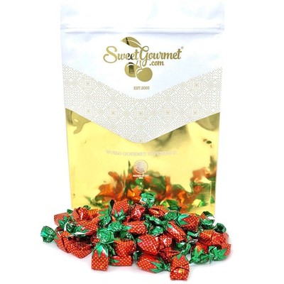 Strawberry Bon Bons Hard Candy | Real Fruit Filling