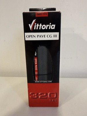Vittoria Open PAVE CG III 700c x 27mm Full BLACK Drahtreifen SELTEN PARIS-ROUBAIX
