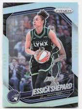 2025 Panini Prizm WNBA #137 Jessica Shepard Silver Prizms Minnesota Lynx
