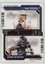 2023 Panini Contenders Round Numbers Bronze Kenny McIntosh Max Duggan #25 0y59