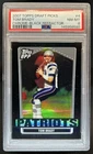 2007 Topps Draft Picks & Prospects Tom Brady Chrome Black Refractor #4 PSA 8