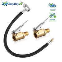 VentilverläNgerung Set 35Cm ReifenfüLler Schlauchadapter 7,6Mm FüR Auto Fahrrad