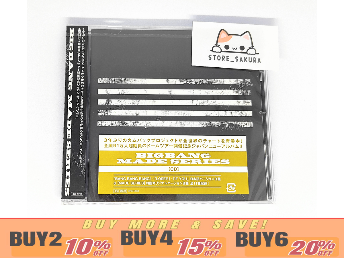BigBang MADE SERIES From Japan CD 11tracks Music | eBay