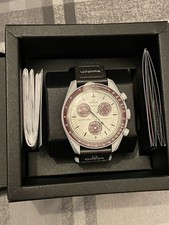 OMEGA x Swatch Bioceramic Moon Swatch Mission to Pluto S033M101 With Receipt New