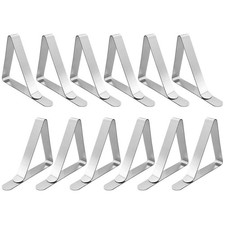 Tablecloth Clips Large Picnic Table Clips for 1.7-2.5" Thickness Picnic Table...