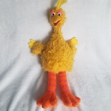 Big Bird Sesame Street Talking Plush 1980 vintage 22" Muppet Pull String Toy