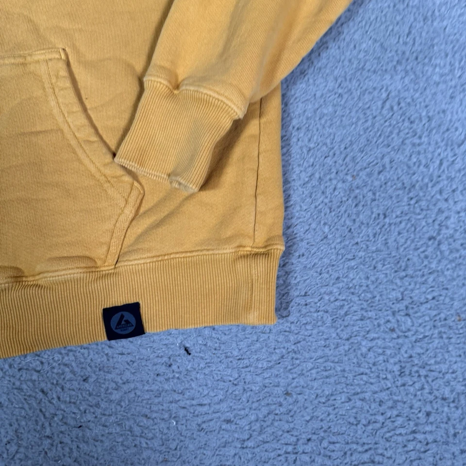 Sudadera con Capucha American Giant Para Mujer Mediana Amarilla Pullover Exterior Polar Hecha en EE. UU. Foto 4 de 4