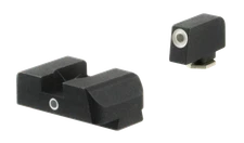 AmeriGlo GL5101 i-Dot GlockBlack | Grn Tri White Outline Front Rear