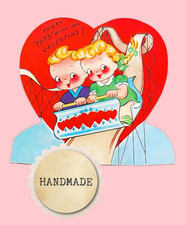 Vintage Style Valentine Card, Roller Coaster ...