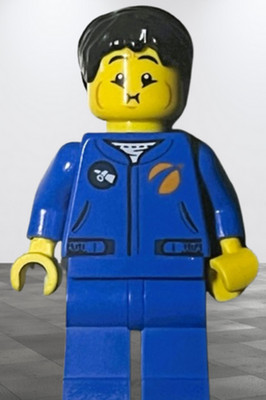 Lego  Minifigur cty1040, Town City Space Exploration, Astronaut Space Research