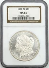 1880-CC Carson City Morgan Silver Dollar $1 - NGC Certified MS63