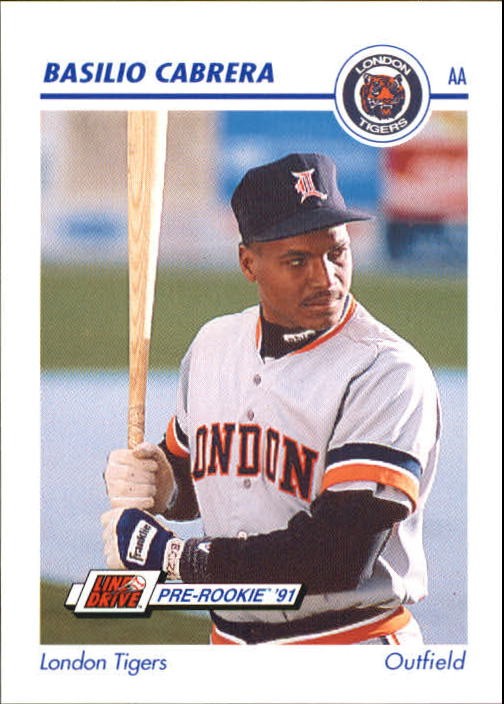 1991 Line Drive AA #377 Basilio Cabrera - BB