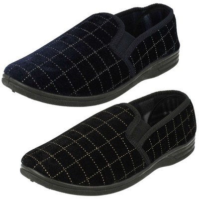 Spot On Mens - Slip On Casual Slipper Shoes