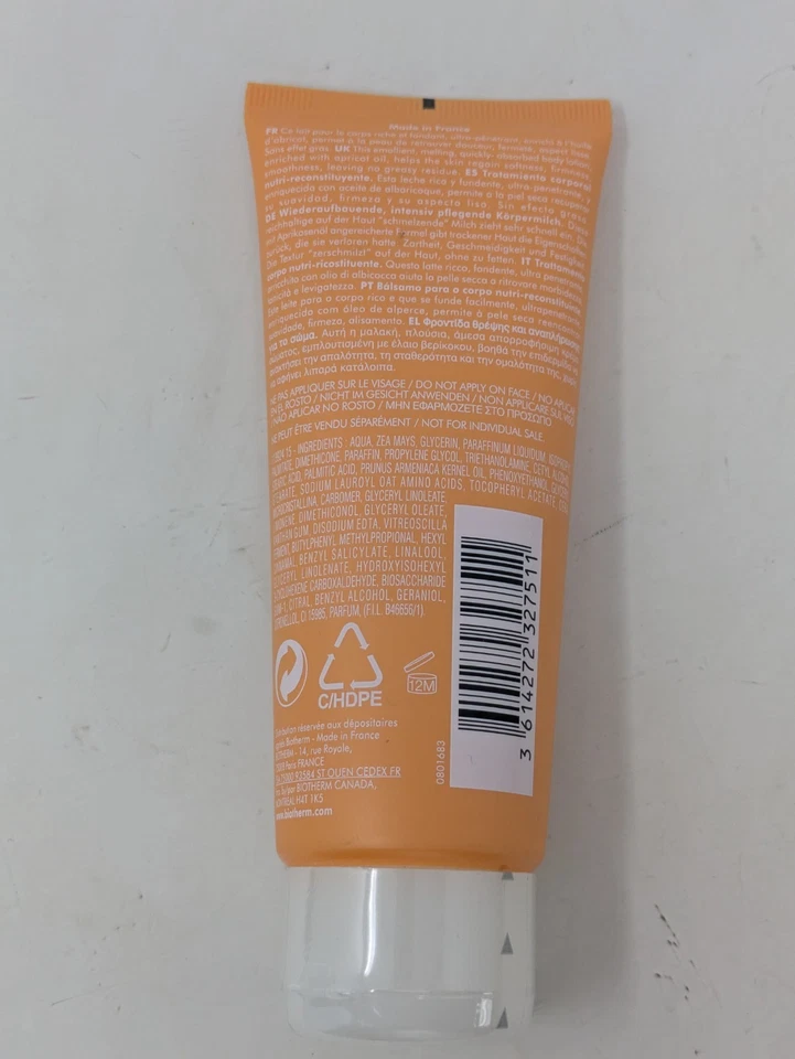 BIOTHERM Oil Therapy Baume Corps con aceite de albaricoque - 100 ml Foto 2 de 3