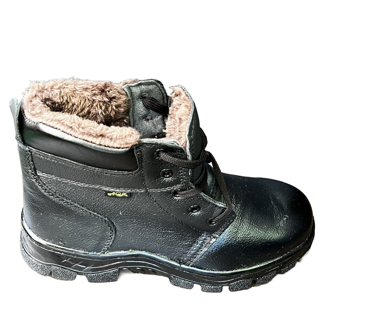 Winter Boots Men Plush Warm Steel Toe Work Safety Shoes /Black /Size US 12 /EU46 Zanco, Men main image 3