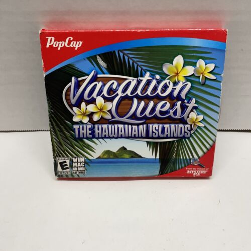 Logiciel CD-ROM Pop Cap Vacation Quest îles hawaïennes Win Mac - Photo 1 sur 4