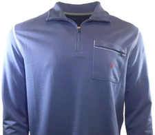 Men's Long Sleeve Polo Shirt-Nautica-1/2 Zipper Classic Original NWT