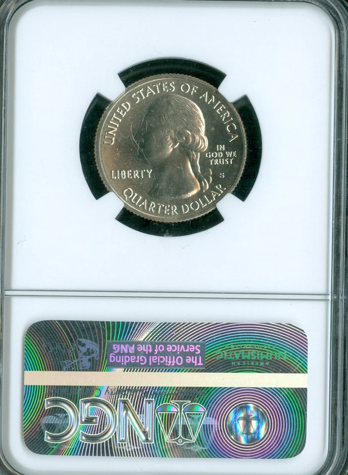 2016 S SHAWNEE QUARTER NGC MS67 F.R. MAC SPOTLESS . - Image 2 of 2