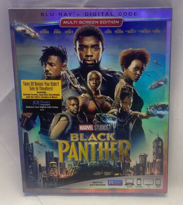 Marvel Studios Black Panther Blu-Ray New Sealed Super Hero Movie