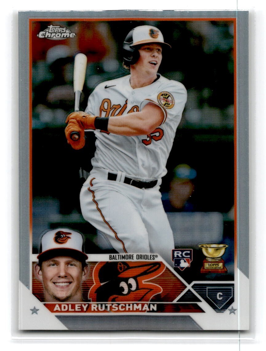 2023 Topps Chrome Adley Rutschman RC Refractor #1 Orioles