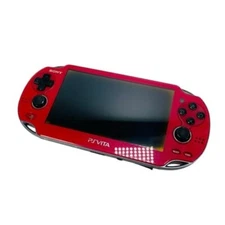 Used Sony PlayStation Vita PS VITA PCH-1000 Red Handheld Console Japan Import