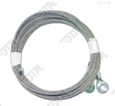 Enclosed Cargo Trailer Ramp Door Cable Replacement Kit Cables Pair 115 Inch