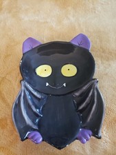Halloween Bat Candy Dish Cute Spooky 8.5"x 6.5"