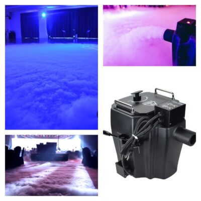dmx512 DJ Stage  Dry Ice Machine 3500w Low Smoke Machine  effect fog machine