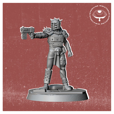 Raider 4 | Rust Reavers | Vermillion | D&D Wargaming 3D Printed Mini