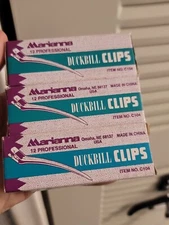 3 Packs Vintage Marianne Duck Bill Clips