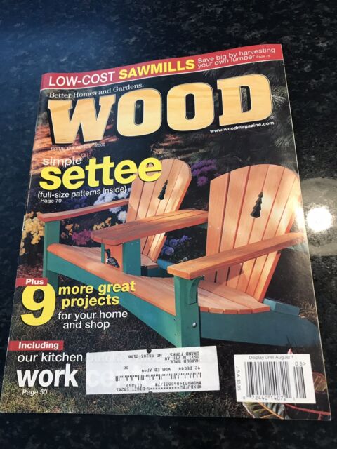 August 2000 Issue 125 DIY WOOD Magazine Woodworking Arts 