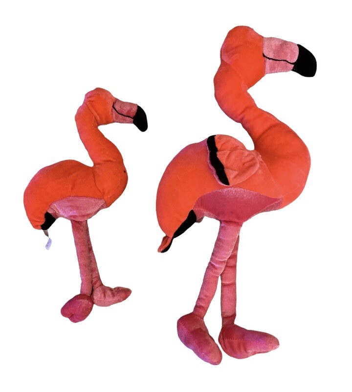big stuffed flamingo