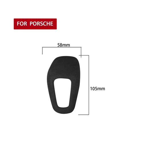 Suede Dark Gray Car Gear Shift Knob Trim For Porsche Cayenne 2018-23 Accessories - Picture 7 of 12