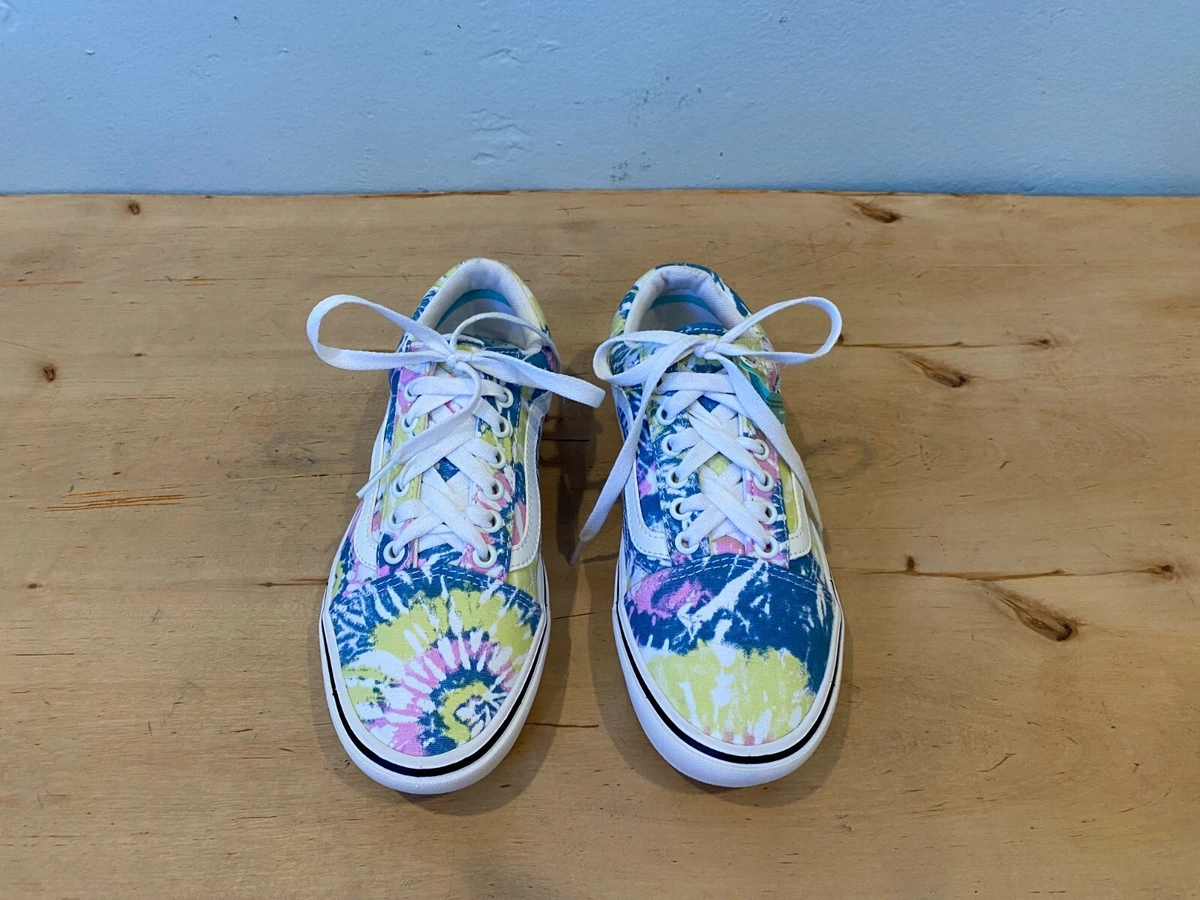 Vans bleu rose top