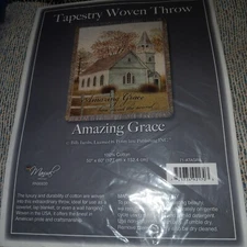 tapestry woven throw amazing grace