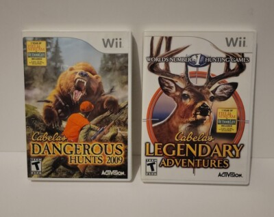 Cabela's Legendary Adventures (Nintendo Wii, 2008) Dangerous Hunts 2009  CIB 47875756632|