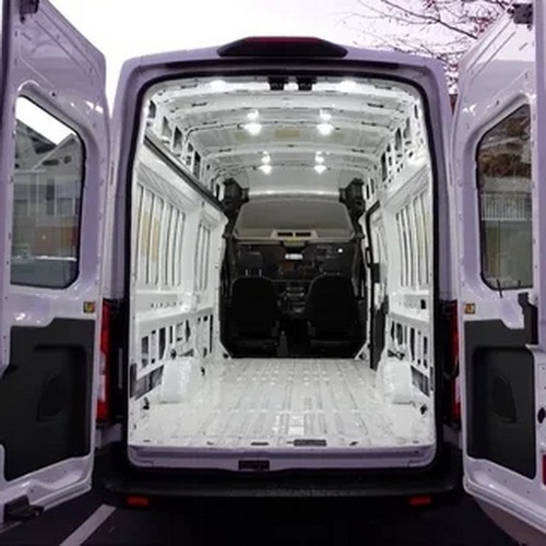 2x LED Laderaumbeleuchtung Kofferraum für Ford Transit Custom V362 Kasten 2015 - Bild 11 von 12