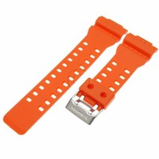 Genuine Casio Watch Band G-shock GA-110 GA-110MR-4A GA-100 Orange Rubber Strap